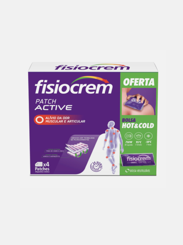 Fisiocrem Patch Promo con oferta Bolsa HOT&COLD - 4 patches