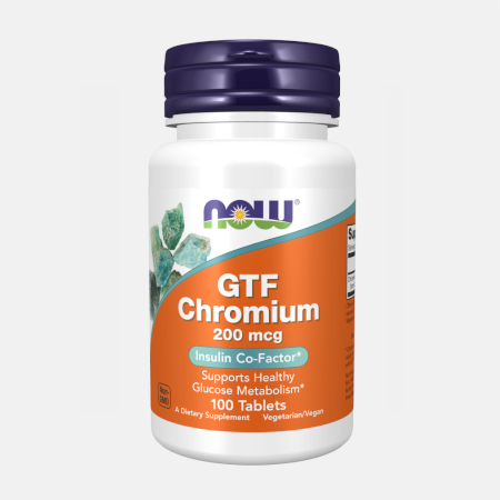 GTF Chromium – 100 comprimidos – Now