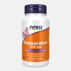 Resveratrol 200 mg - 60 veg cápsulas - Now