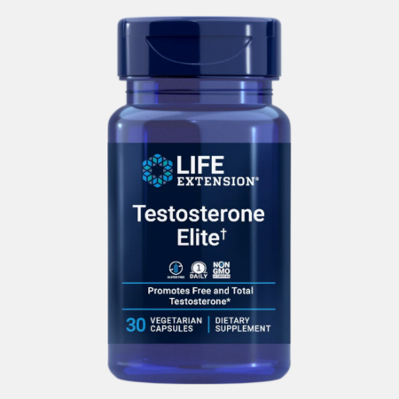Testosterone Elite – 30 cápsulas – Life Extension