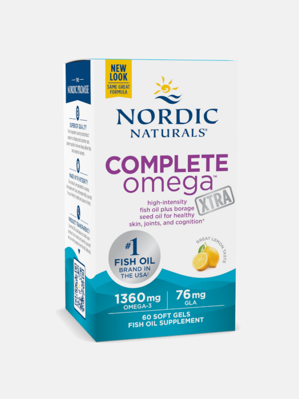 Complete Omega Xtra 1360mg - 60 softgels - Nordic Naturals