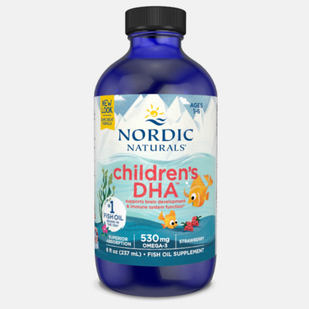 Children’s DHA 530mg Strawberry – 237ml – Nordic Naturals