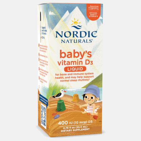 Baby’s Vitamin D3 Liquid 400IU – 22,5ml – Nordic Naturals