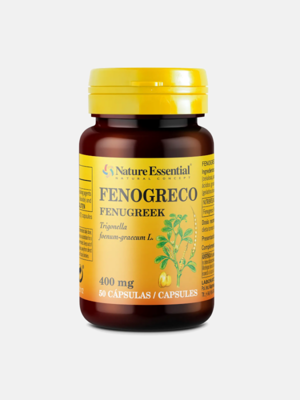 Fenogreco 400 mg - 50 cápsulas - Nature Essential