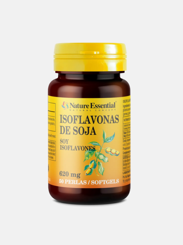 Isoflavonas de Soja 620 mg - 50 cápsulas - Nature Essential