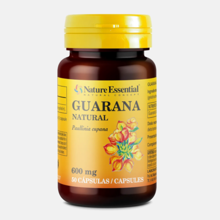 Guaraná 600 mg – 50 cápsulas – Nature Essential