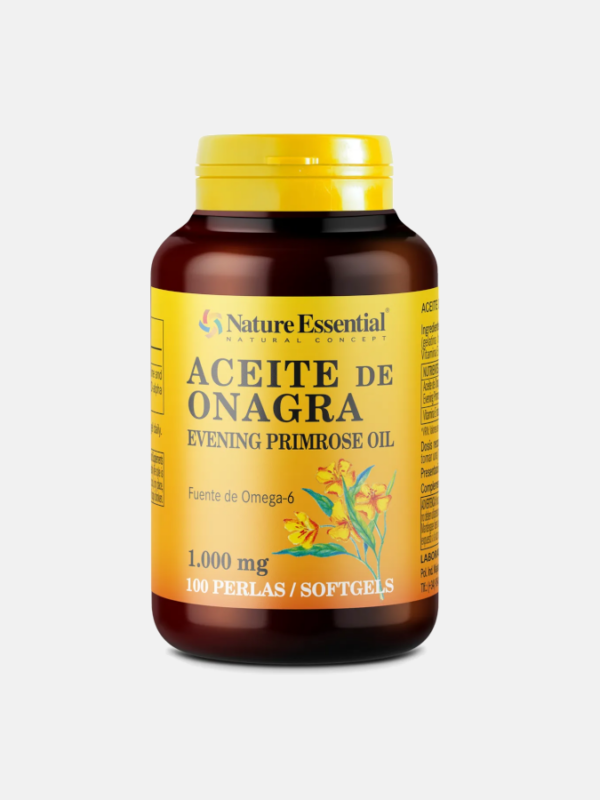 Aceite de Onagra 1000 mg - 100 cápsulas - Nature Essential