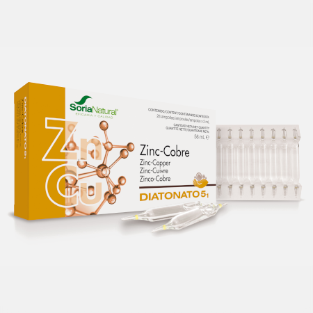 Diatonato 5-1 Zinc-Cobre – 28 ampollas – SoriaNatural