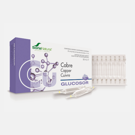 Glucosor Cobre – 28 ampollas – Soria Natural