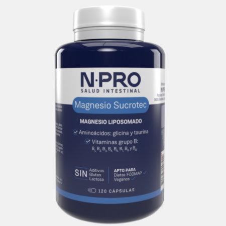 NPro Magnesio Sucrotec – 120 cápsulas