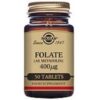 FOLATO - 400ug - 50 Tabletas - Solgar
