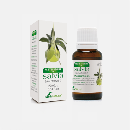 Aceite esencial de SALVIA – 15 ml – Soria Natural