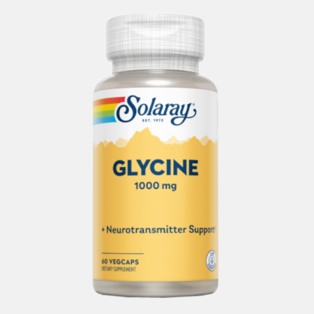 Glycine 1000 mg – 60 cápsulas – Solaray