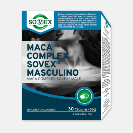 Maca Complex para Hombres – 30 cápsulas – Sovex