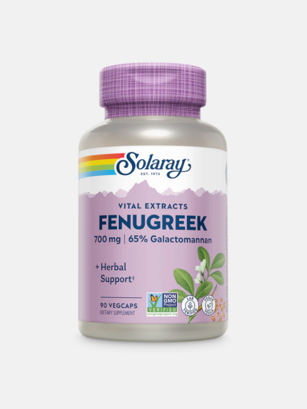 Fenugreek Seed Extract 700mg - 90 cápsulas - Solaray