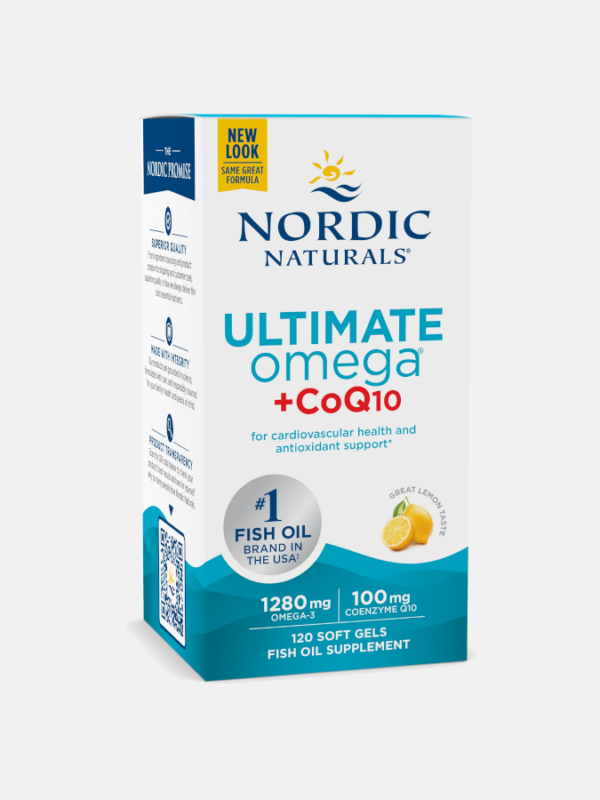 Ultimate Omega + CoQ10 - 120 softgels - Nordic Naturals