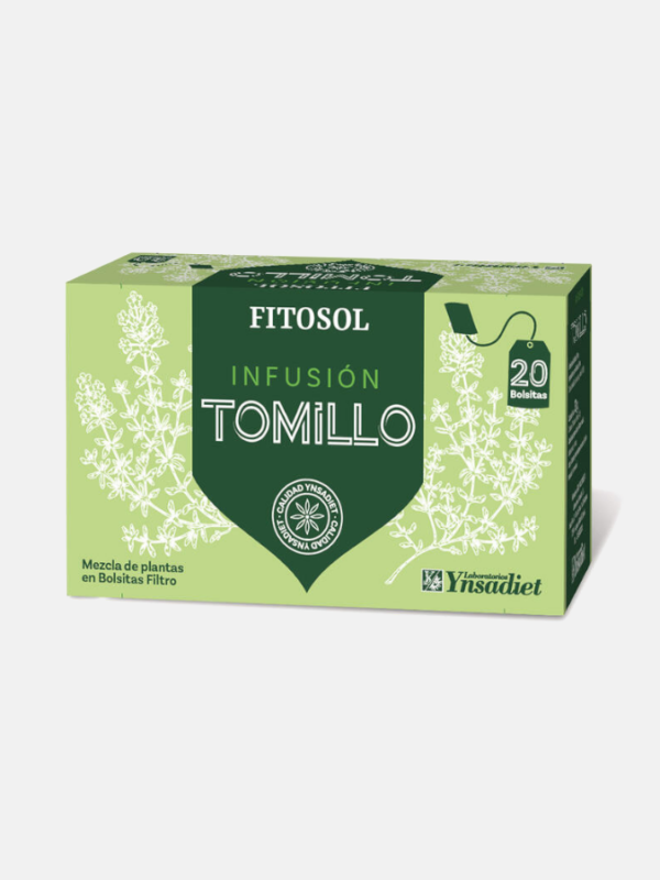 FITOSOL Infusión Tomillo - 20 filtros - Ynsadiet