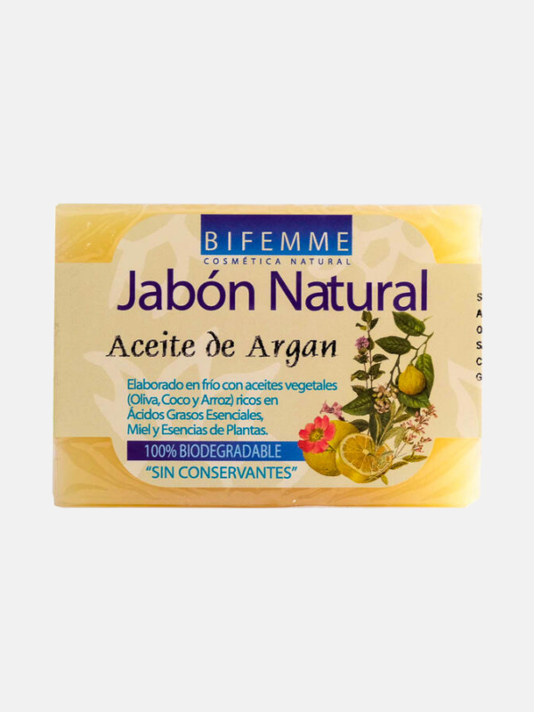 Jabón Natural de Argán - 100g - Ynsadiet