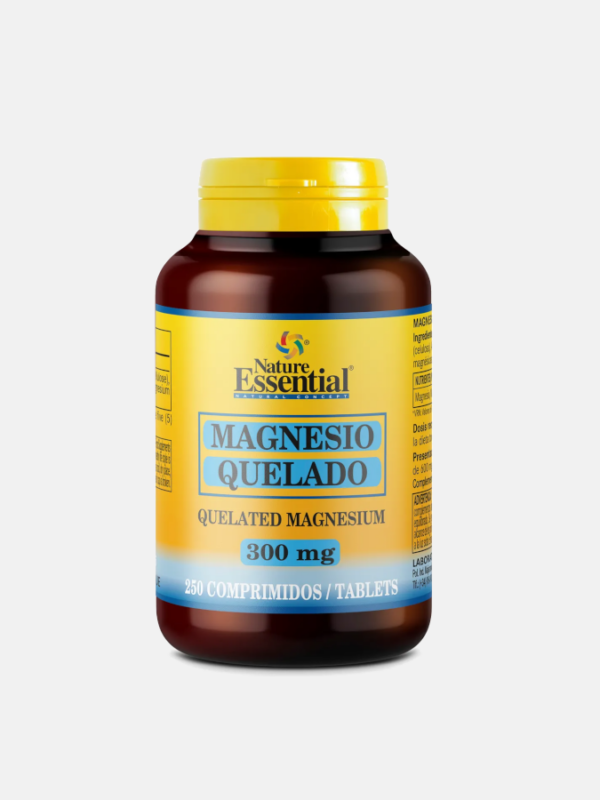 Magnesio Quelado 300mg - 250 comprimidos - Nature Essential