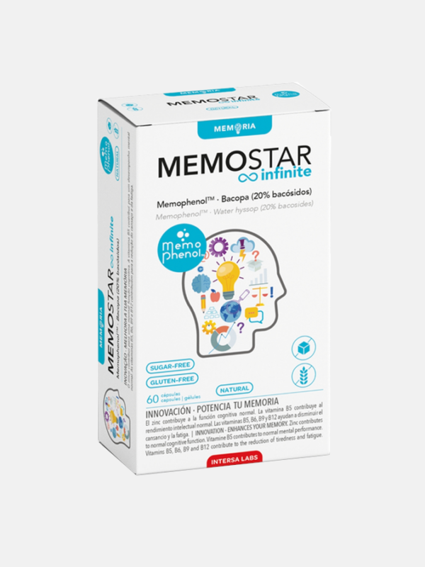 Memostar Infinite - 60 cápsulas - Intersa Dietética