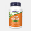 Liver Refresh - 90 veg cápsulas - Now