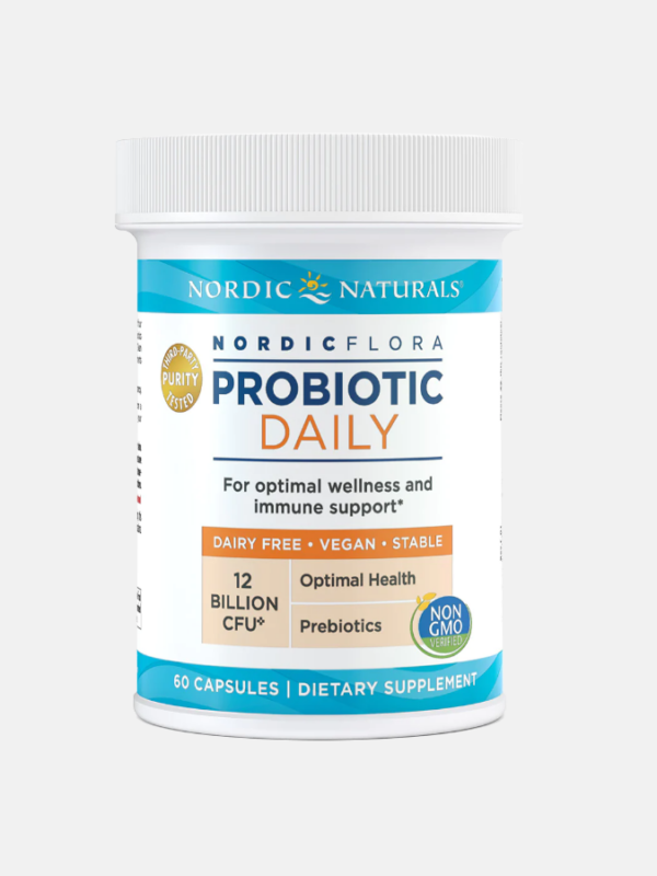 Nordic Flora Probiotic Daily - 60 cápsulas - Nordic Naturals