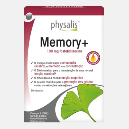 Memory+ – 30 cápsulas – Physalis