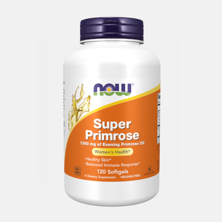 Super Primrose 1300mg – 120 cápsulas – Now