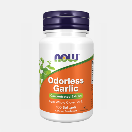 Odorless Garlic – 100 cápsulas – Now