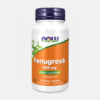 Fenugreek 500mg - 100 veg cápsulas - Now