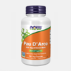 Pau D Arco 500mg - 100 cápsulas - Now