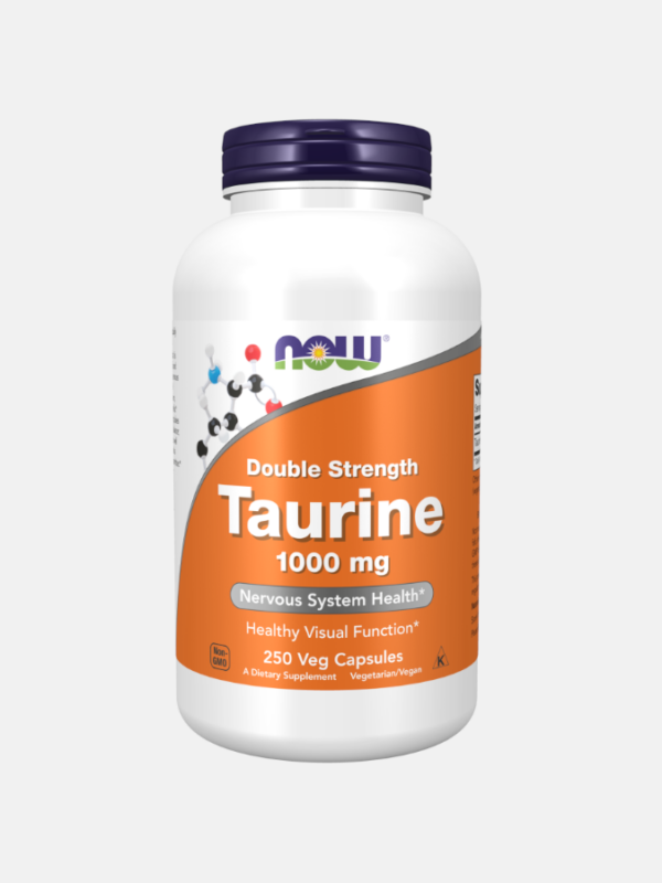 Taurine 1000 mg - 250 cápsulas - Now