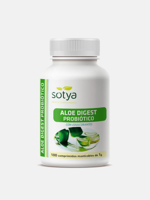 Aloe Digest Probiotic - 100 comprimidos mastigáveis - Sotya