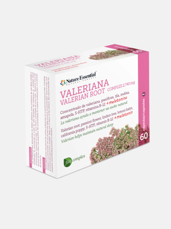 Valeriana Complex 2740mg - 60 cápsulas - Nature Essential