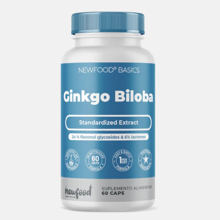 Ginkgo Biloba – 60 cápsulas – NewFood