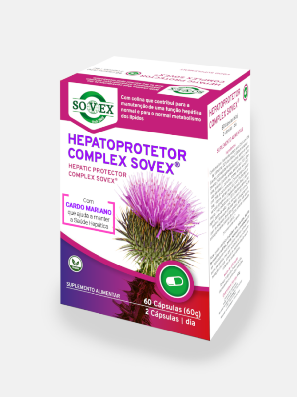 Hepatoprotetor Complex - 60 cápsulas - Sovex