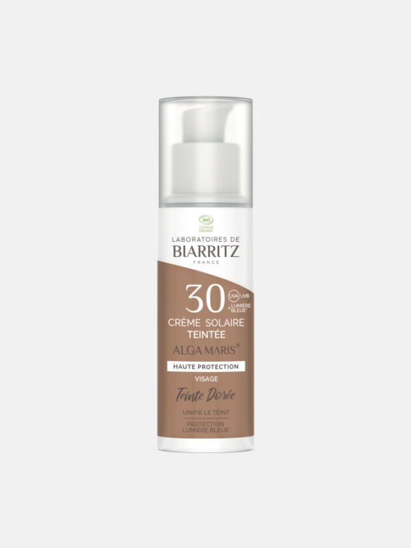 ALGA MARIS Tinted Sun Cream SPF30 GOLDEN - 50ml - Biarritz