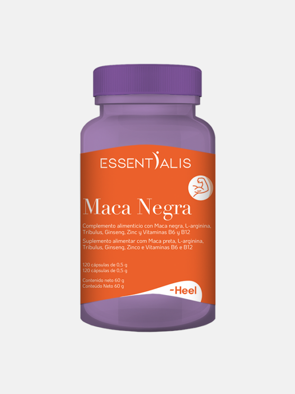 Maca Negra - 120 cápsulas - Essentialis