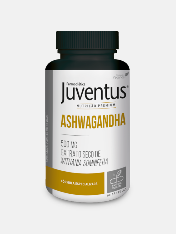 Juventus Premium Ashwagandha - 90 cápsulas - Farmodiética