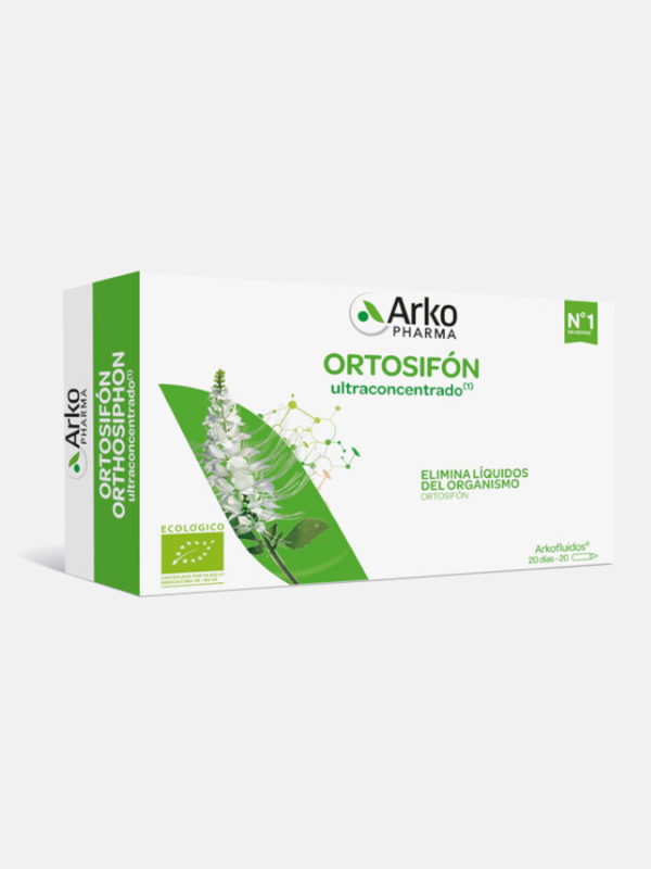 ARKOFLUIDO Orthosiphon BIO - 20 ampolas - ArkoPharma