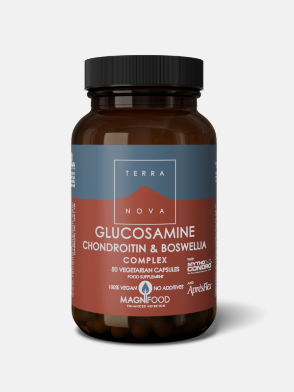 Glucosamine Chondroitin Boswellia Complex - 50 cápsulas - Terra Nova