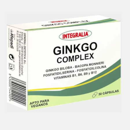 Ginkgo Complex – 30 cápsulas – Integralia
