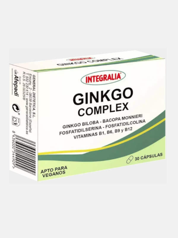 Ginkgo Complex - 30 cápsulas - Integralia