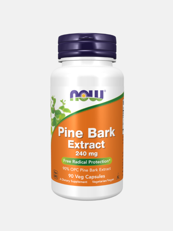 Pine Bark Extract 240mg - 90 cápsulas - Now