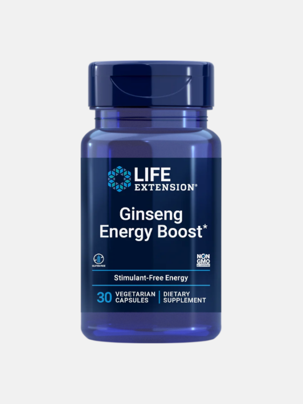 Ginseng Energy Boost - 30 cápsulas - Life Extension