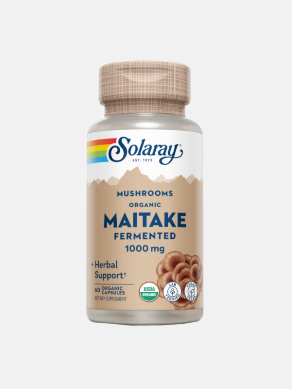 Maitake 1000mg - 60 cápsulas - Solaray