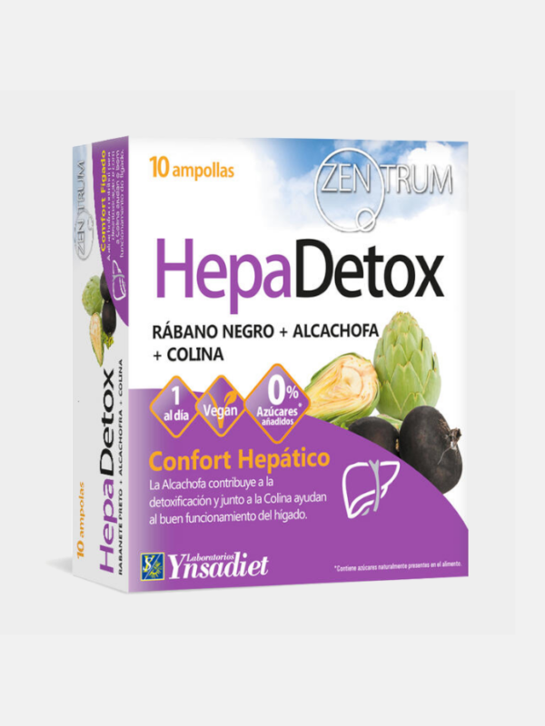 Hepa Detox - 10 ampollas - Zentrum