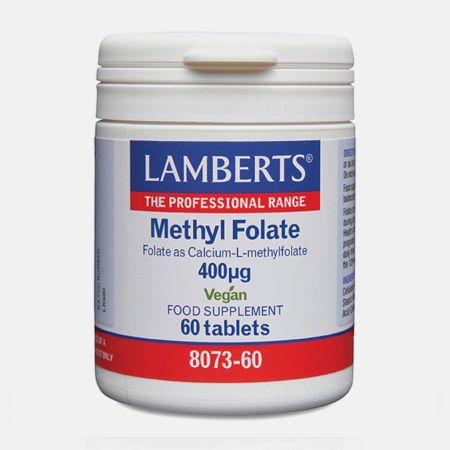 Methyl Folate 400µg – 60 comprimidos – Lamberts