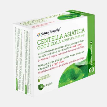 Centella Asiatica Complex – 60 cápsulas – Nature Essential