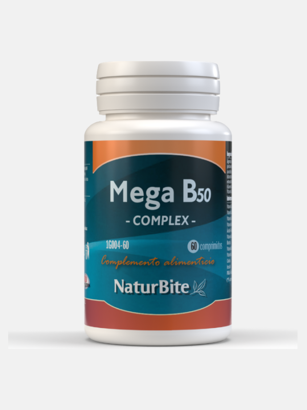 Mega B50 Complex - 60 comprimidos - NaturBite